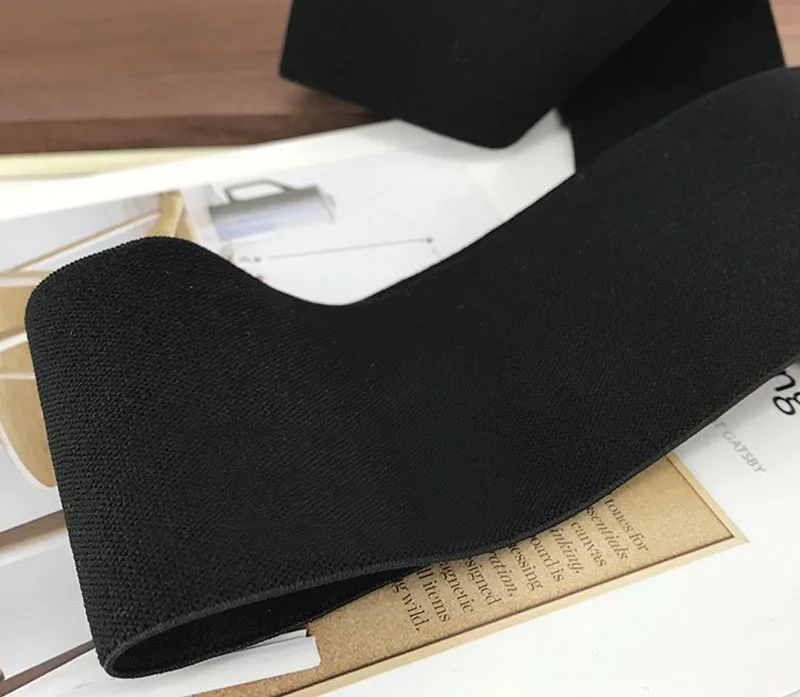 3meters white black Flat Elastic Band Sewing Clothing Accessories Nylon Webbing Garment Width 8cm 10cm | Дом и сад
