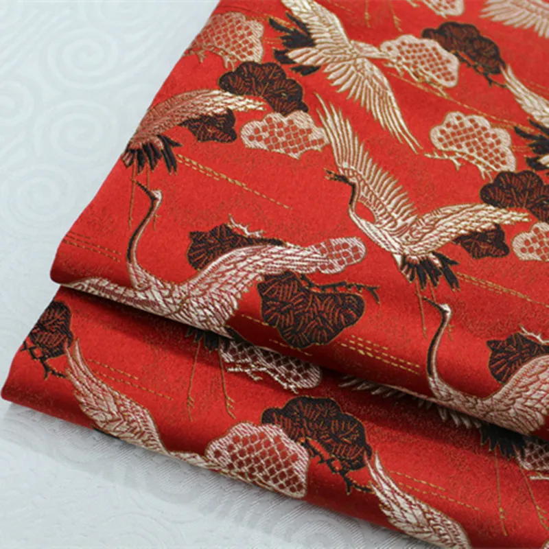 1 дворовой кран Античная шелковая ткань китайский стиль парча жаккардовая ткань для китайского платья наволочка домашний текстиль