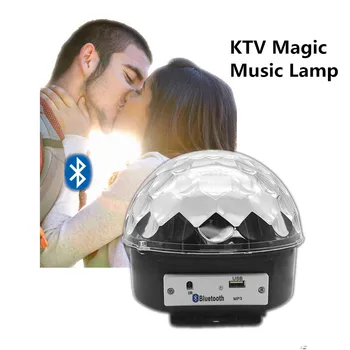 

YIYANG EU US Plug Disco Magic Ball Party Lights Bluetooth Remote Control Mini Stage Effect Light Crystal Decor Lamp Music Player