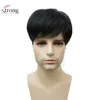 StrongBeauty Toupee Men Wig Short Straight Hair fo Men's Toupees Hairpiece ► Photo 3/6