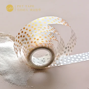 

15mm*5m Basic Element Bronzing Washi Tape Creative Clear Masking Tape Decor Sticker For Diary School Journal Accessories