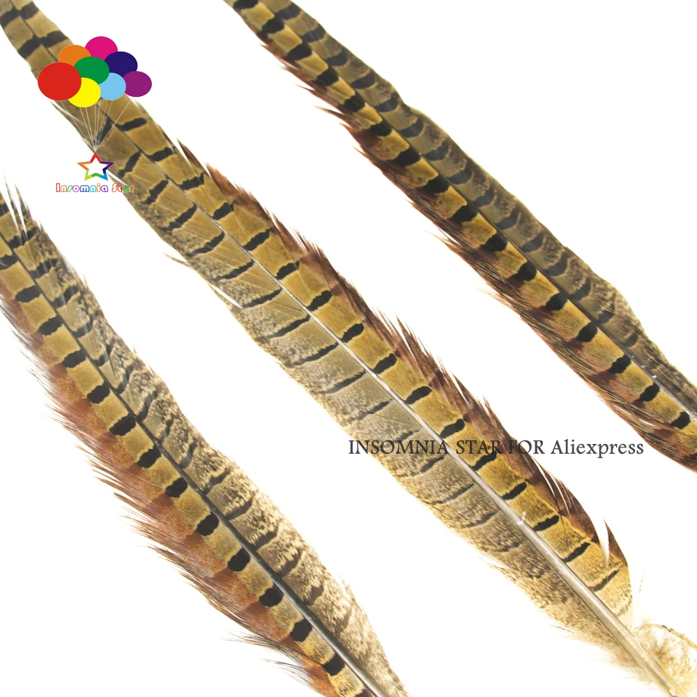 

100Pcs/Lot 45-50cm 18-20inch Natural Ringneck Pheasant Tail Feathers for Crafts Wedding Decorations Pheasant Feather Plumes