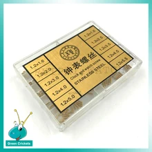 10 Размер 1,2 мм Диаметр золотые часы винты части, точные винты для часов набор для часовых аппаратов