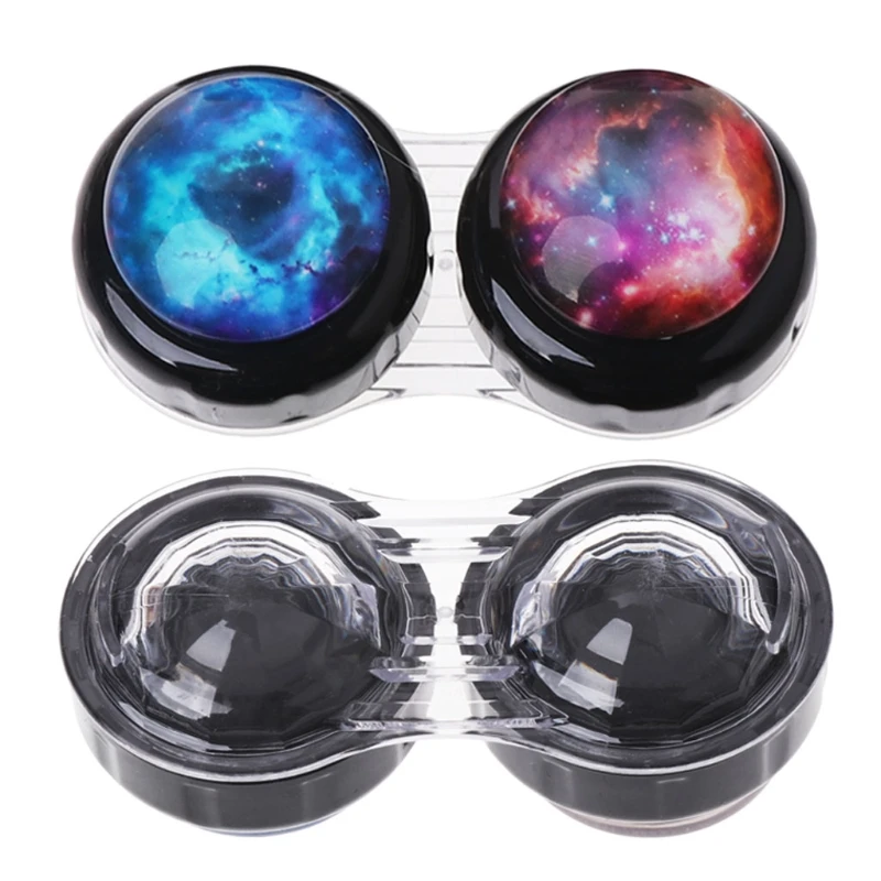 

2018 Hot Contact Lens Box Case Portable Travel Outer Space Plastic Eyes Nursing Container A17_40
