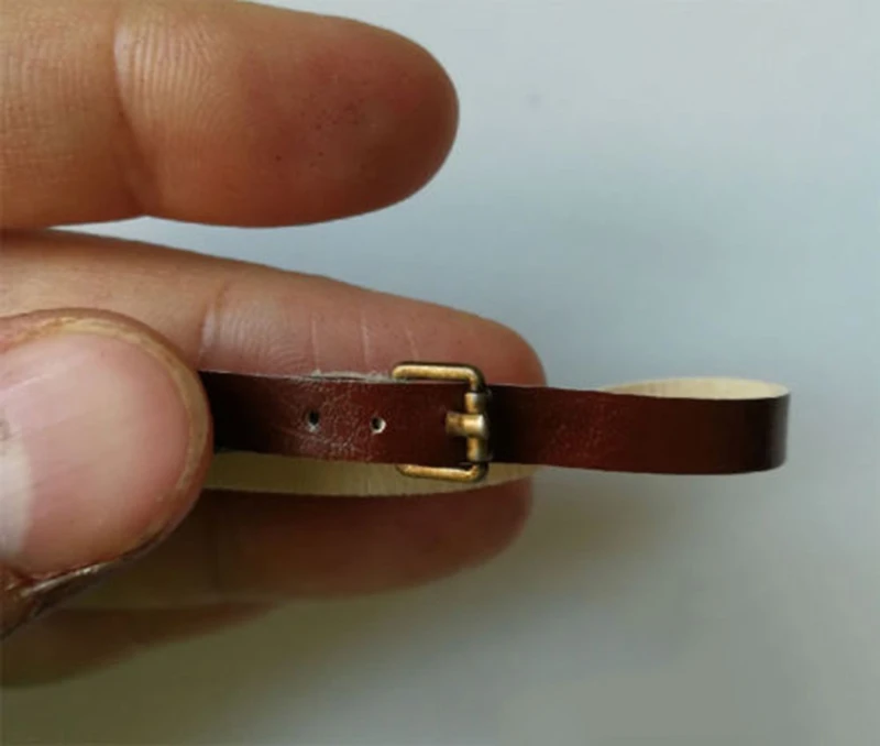 

Leather Belt Model 1:6 Scale Black/Brown Belt For 12'' Female/Male Action Figure