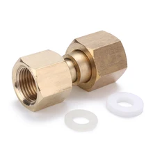 Прочный адаптер практичный регулятор CGA-320 CGA-580 CO2 ЦИЛИНДР Аргон Регулятор азота преобразует с 2 шт шайбы