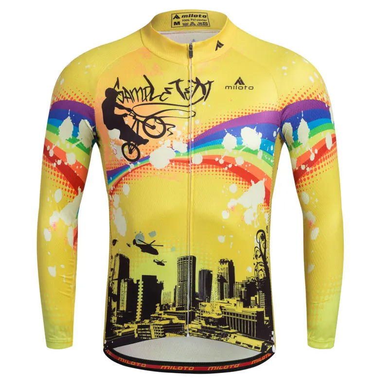 MILOTO одежда для велоспорта парные майки Топы Maillot Ropa Ciclismo мужская и женская