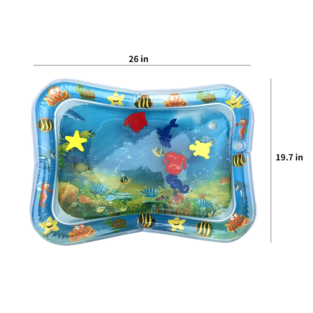 Murah Bayi Anak anak Bermain Air Mat Inflatable Menebal PVC Bayi Perut Waktu Playmat Balita Kegiatan Yang Menyenangkan Bermain Pusat Air Tikar untuk bayi