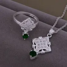 ; высокое качество; серебряные ювелирные изделия ожерелье кольцо WT-442