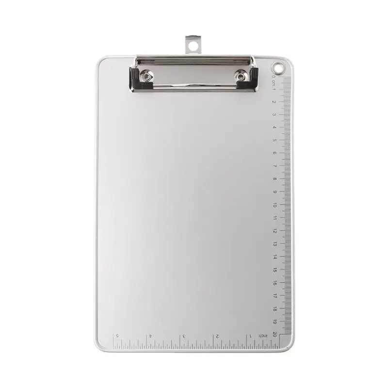 

Portable A4/A5 Aluminum Alloy Writing Clip Board Antislip File Hardboard Paper Holder for Office School Stationery Supplies #524