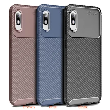 

50pcs/lot Case For Samsung Galaxy A10E Soft TPU Carbon Fiber Anti-Scratch Rugged Back Cover For Samsung Galaxy A10E
