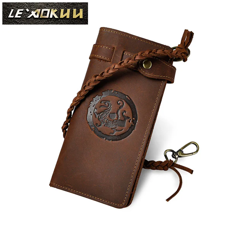 

2016 New Cattle Men male Organizal design vintage crazy horse Genuine leather Credit Card Cash Wallet Purse