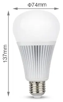 

Mi light FUT012 9W RGB+CCT LED Bulb Model 50~60Hz 2700~6500K Luminous Flux: 850LM AC86~265V