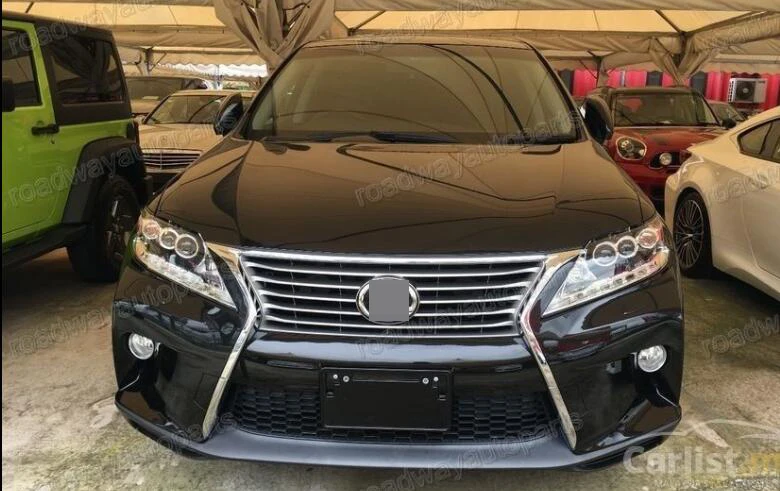 1 шт. слева LH Авто Chrome передние противотуманные Крышка лампы Накладка формования кольцо для Lexus RX270 2013 спортивная модель