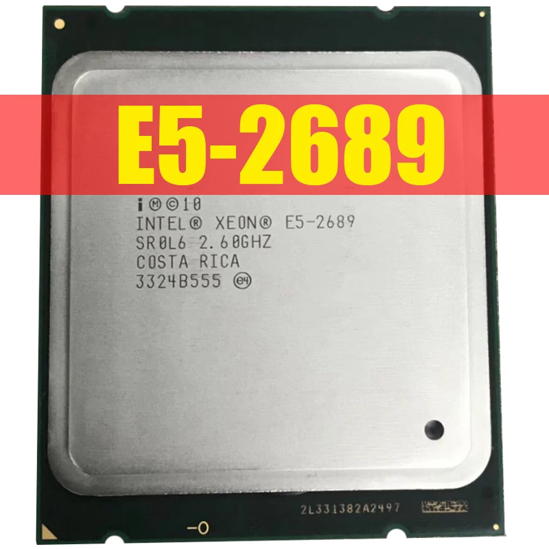 Intel Xeon E5 2689 LGA 2011 2.6GHz 8 Core 16 Threads CPU Processor E5 2689 hooi vender|CPU's| - AliExpress