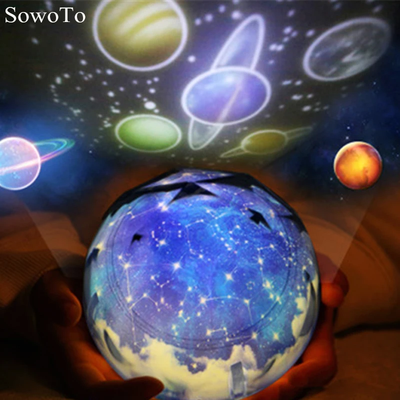 Magic Planet Projecteur Univers Led Veilleuse Lampe Colorée