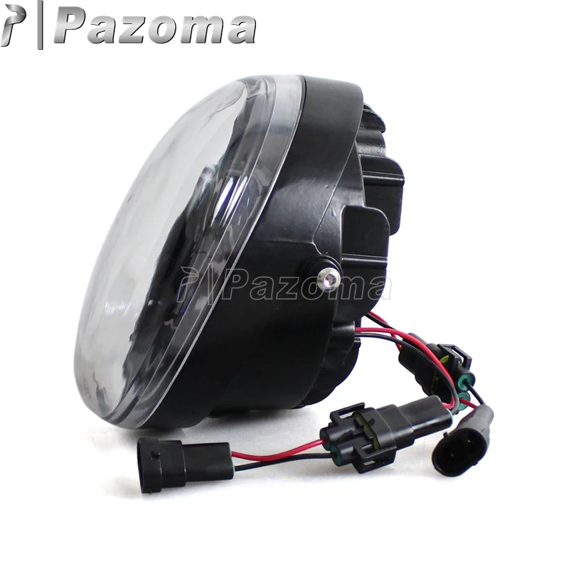 Motorcycle Headlamp w/ Angle Eye LED Headlight High Low Beam For Harley V-Rod VRSC VRSCA VRSCB VRSCF VRSCSE VRSCR VRSCX VRXSE