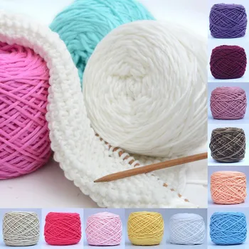 

1PC 200g Smooth Cotton Hot Hot Sale Wholesale Soft Natural Double Knitting Wool Yarn Baby Woolcraft Gift
