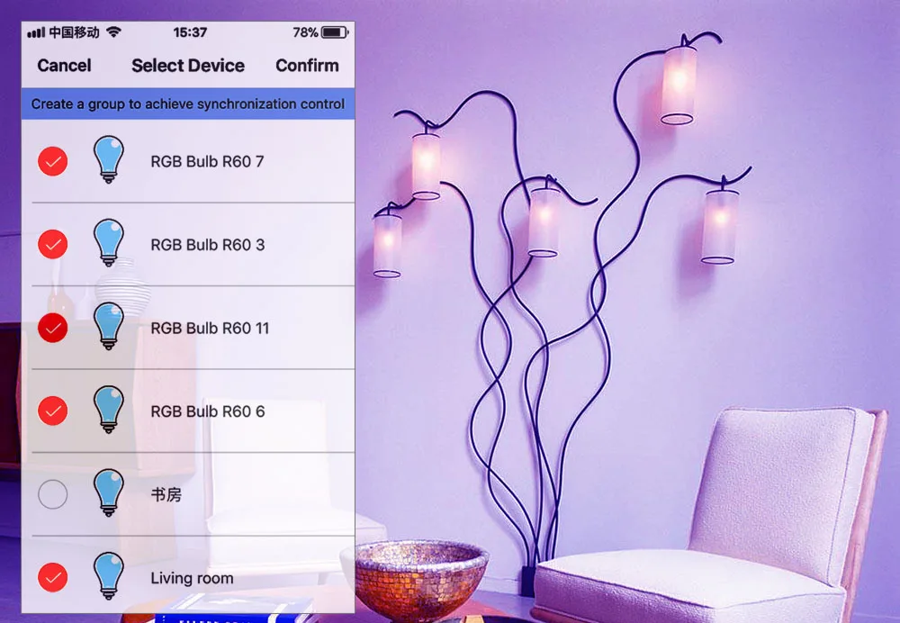 Zemismart 3.5 polegada wifi rgbw led downlight
