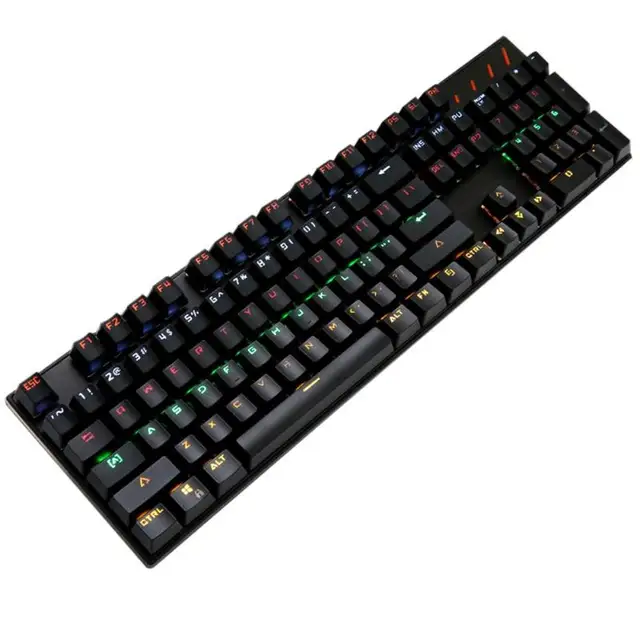 Best Price ALLOYSEED K10 Mechanical Gaming Keyboard USB Wired 104 Key Keyboard with Backlight for PC Desktop computer Laptop gamer Best Price ALLOYSEED K10 Mechanical Gaming Keyboard USB Wired 104 Key Keyboard with Backlight for PC Desktop computer Laptop gamer