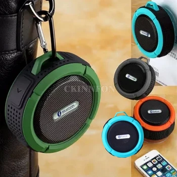 

100Pcs/Lot Waterproof Shockproof Dirt Proof Bluetooth Stereo Speaker Suction Cup