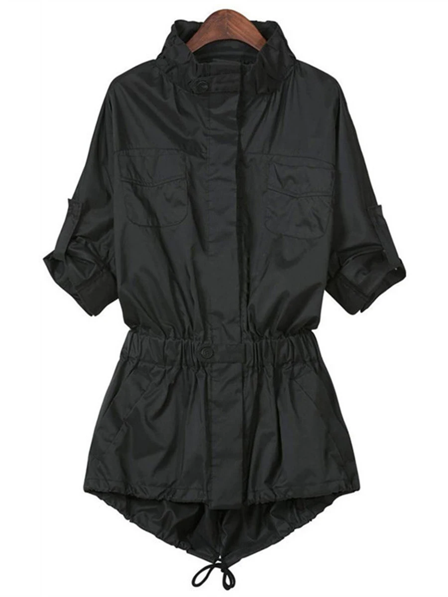 

Jacket Outwear Windbreaker Women Camouflage Military Parka Plus Size Clothes