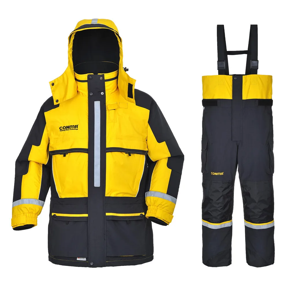 Greatrees Men 's Nylon Lifesaving Floatation Suits for Yellow waterproof breathable windproof