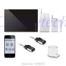 Поддержка смарт-приложений IOS/Android домашняя Безопасность GSM сигнализация, дистанционное управление по SMS/автозвонкам, многоязычная сигнализация