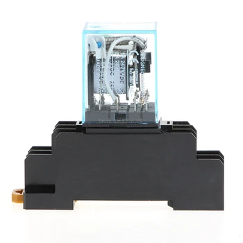 

For 8 Pin MY2NJ Relay 24 V DC Small Relay 5A DPDT Coil With Base Socket Promotion