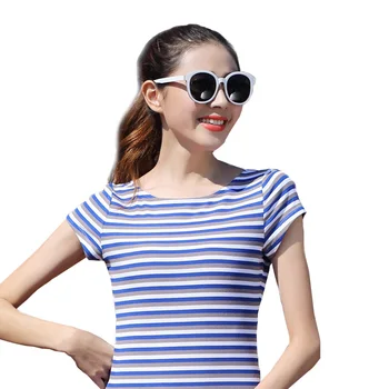 

Women Polo Shirt Brand Summer Womens Ladies Tops Stripe Polo Shirt Femme Short Sleeve Fashion Plus Size Cotton clothes big size