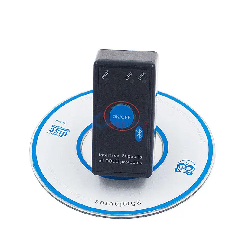 Считыватель кодов PIC18F25K80 ELM327 V1.5 ELM 327 Bluetooth Mini OBD2 с переключателем питания для Android