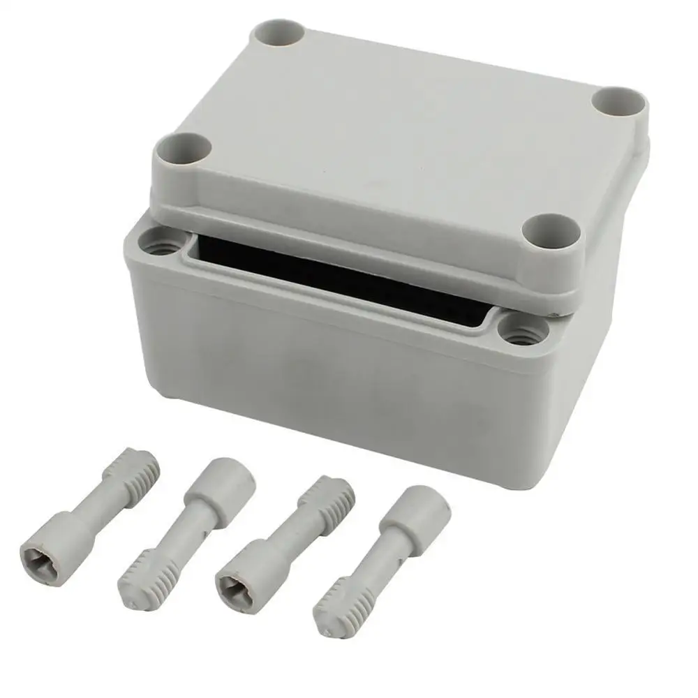 

DIY Electronic Box Waterproof Plastic Electrical Transparent Cover Enclosure Junction Holder Case 95x65x55mm