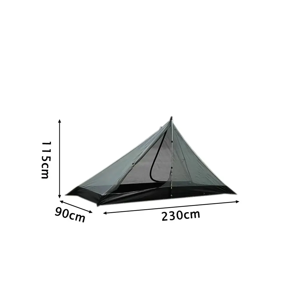 WJ Открытый Сверхлегкий 1P палатка сетка внутренняя Пирамида москитная сетка SNZP010 палатка