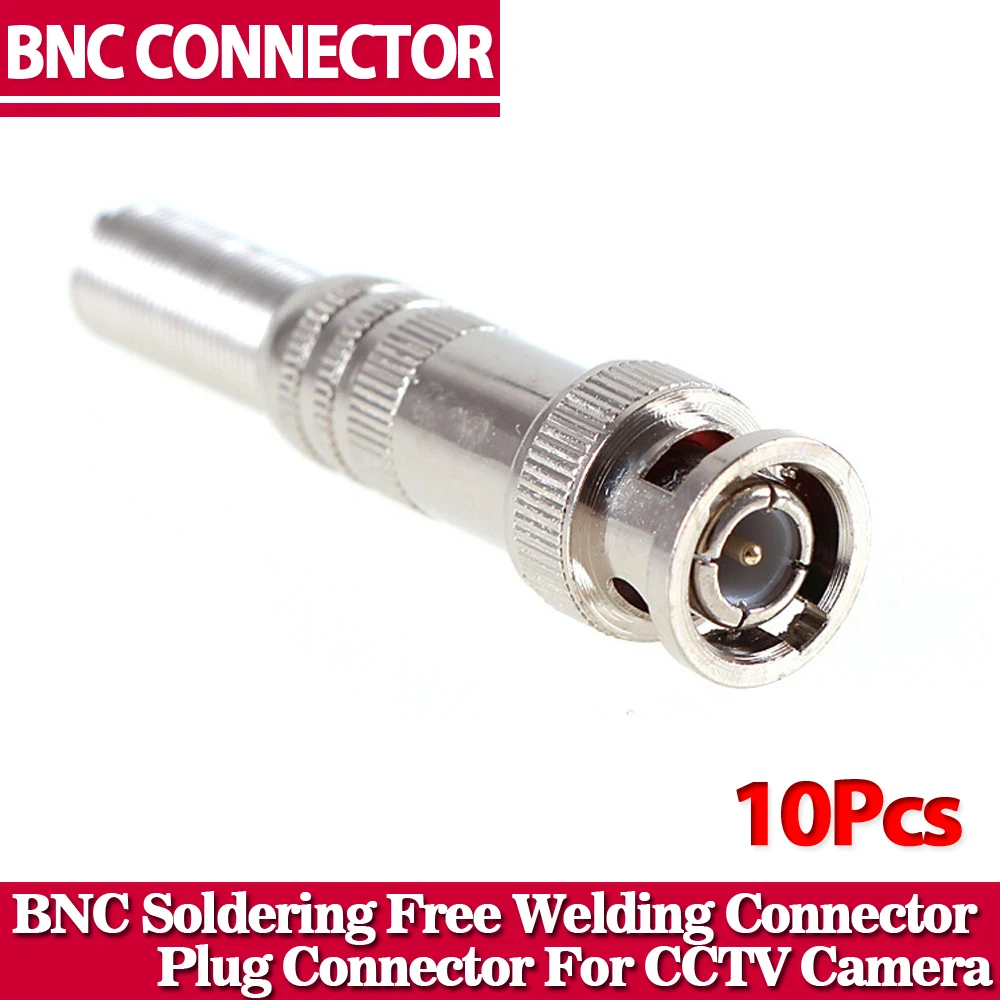 10 шт. разъем BNC для камеры AHD CVI TVI|bnc connector|cable bnccoaxial cable bnc |