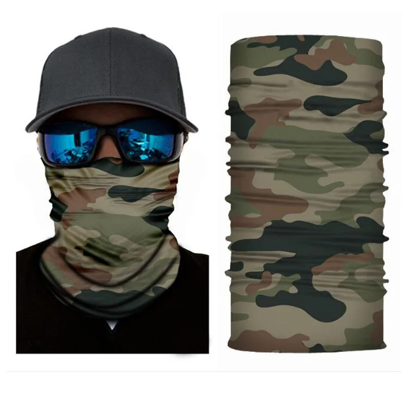 

Outdoor Sports Multifunction Cycling Motorcycle Head Scarf Neck Warmer Face Mask Ski Headband Face Shield Skull Mask