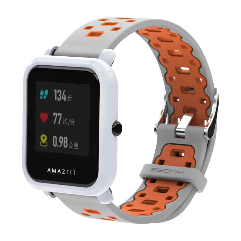 Чехол для Huami Amazfit Bip Band браслет Аксессуары смарт часов рамка защита ПК
