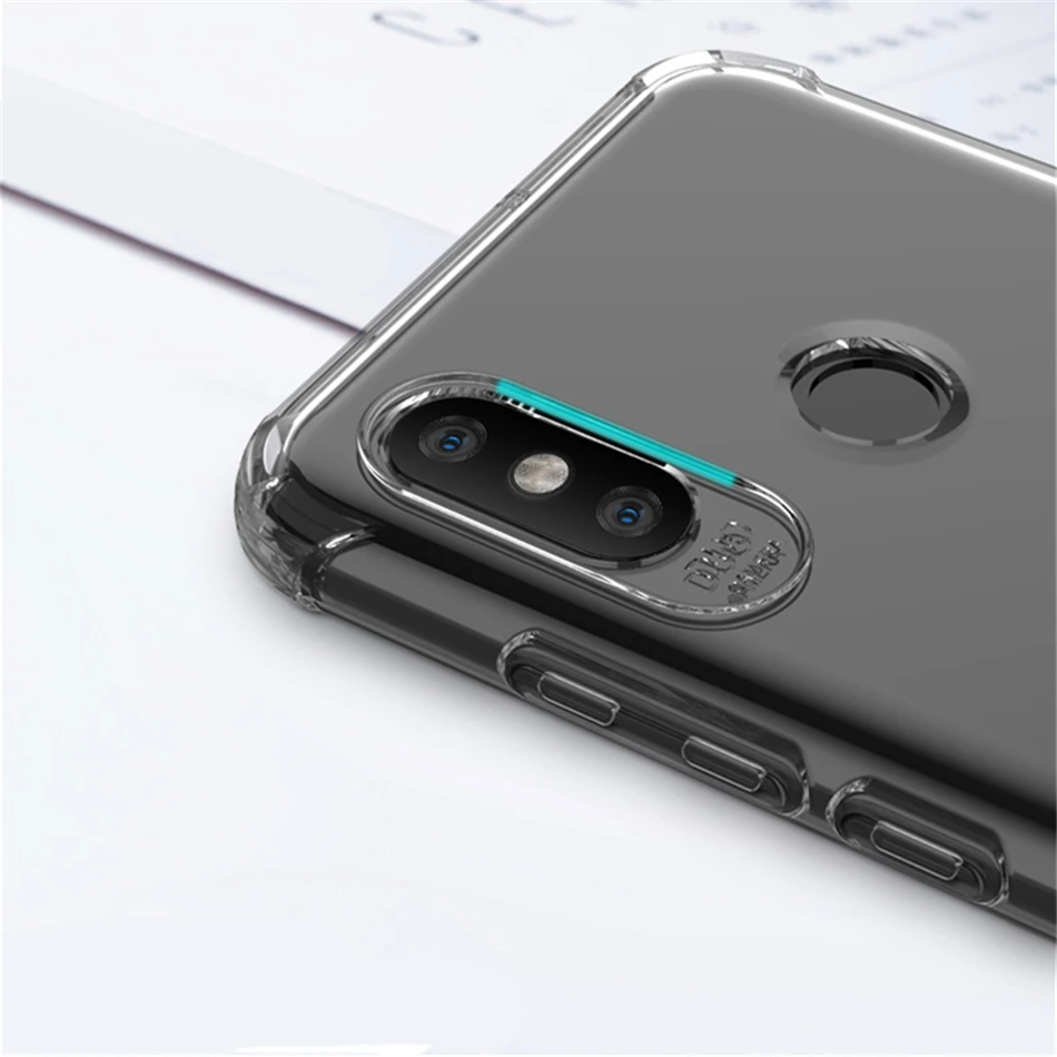 

Crystal Rugged Clear Case for Xiaomi Mi 9 8 SE A2 Lite PocoPhone F1 Redmi Note 6 Pro Case Soft TPU Stereo Slim Fit Full Cover