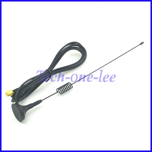 GPRS GSM Antenna 7dbi-8dbi 900/1800MHz Magnetic base SMA Plug Crimp RG174 Cable 3M 10 pieces