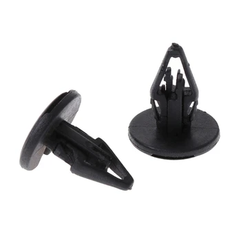 

QILEJVS 50 Pcs Car Fender Trunk Rivet Fastener Push Clips For Honda Renault Peugeot Citroen