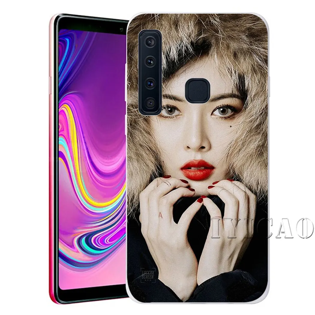 IYICAO HyunA Kim жесткий чехол для Samsung Galaxy S10e S10 S9 S8 Plus S6 S7 Edge Note 9 8|Чехлы-накладки| |