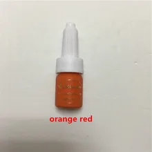 Профессиональный 2 шт. orange красный карандаш для бровей губ пигменты для перманентного макияжа, косметические татуировки чернила натуральный Цвет