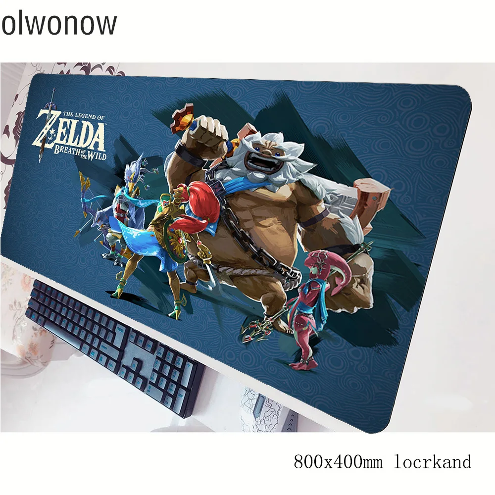 Zelda Коврик для мыши 80x40 см игровой коврик для мыши с изображением Самый дешевый ноутбук с алюминиевым корпусом стол коврик Лидер продаж padmouse игры pc gamer коврики геймпад