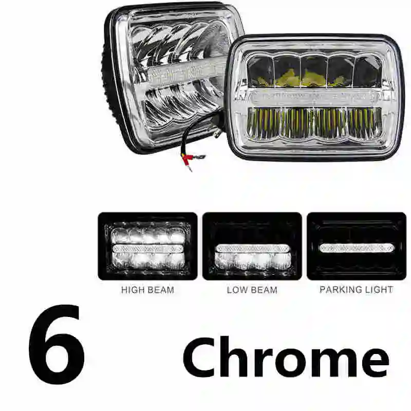 7x6 светодиодный фар море светодиодный фары дальнего света для передняя фара для Chevy express грузовой фургон 1500 2500 3500 7x" светодиодный фары для E-150 E-250 Econoline