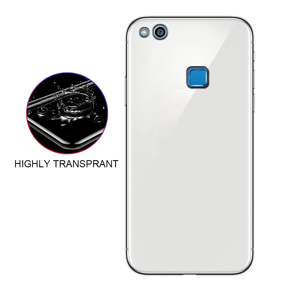 Подходит для HUAWEI P10lite простой мягкий чехол нескользящий прозрачный