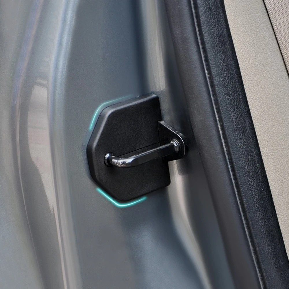 

For Ford Focus 2 2005-2013 For Mondeo Mk4 2007-2014 Car Door Lock Cover Anti-Rust Door Catch Buckle Protector Case Cap Sticker
