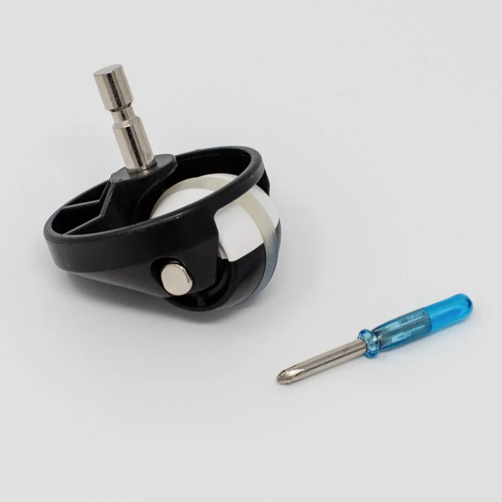 New Caster Assembly Front Wheel with Screw Driver Replacement Wheel for