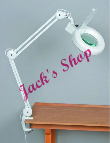 8x Desk Table Clamp Mount Magnifier Lamp Light Magnifying Glass