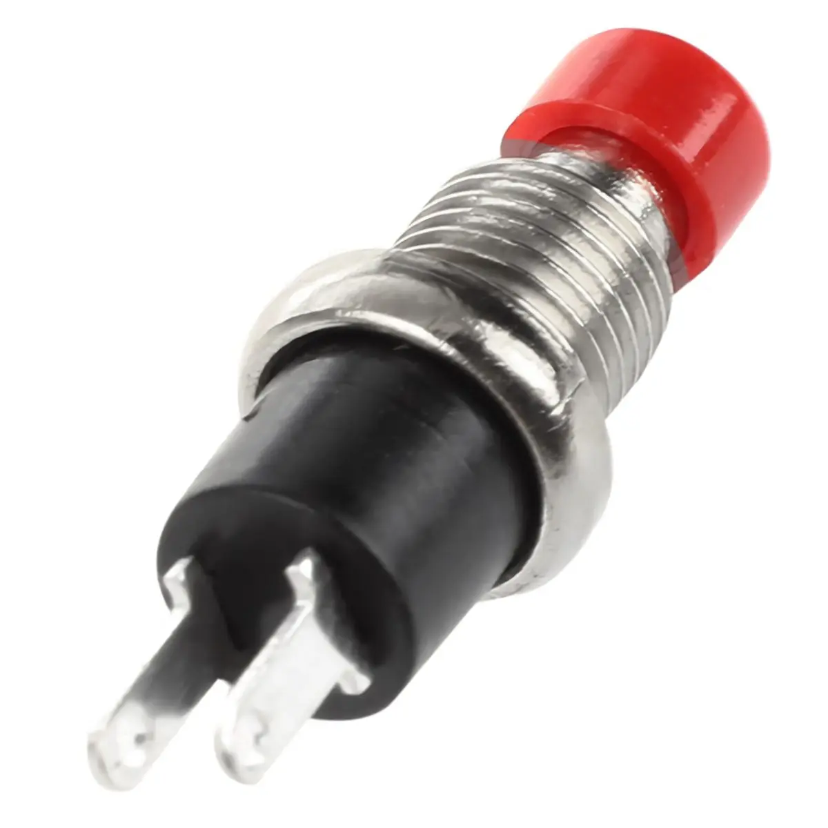 Push to Break Switch 1A SPST Off 5 x Square Red Momentary On-
