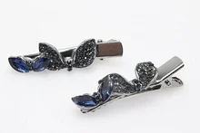 2pcs Hairpins Barrettes Wedding Hair Clips Brides Hair Jewelry Girls Crystal Clips Bridal tiara Gold Headdress Accessories C20