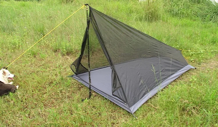 Ultra-leve Gramas! Trapezoidal Única Tenda Gaze - Verão Mosquito 592 1-2persons 4 Esporte e Lazer
